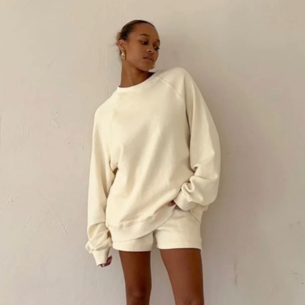 RUMORED Balance Crewneck In Coconut Cream - Picture 2 of 7